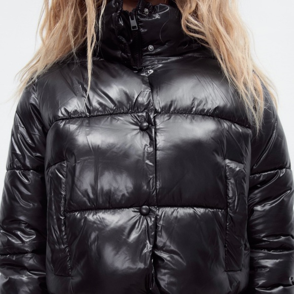 ZARA Water Repellent Puffer Jacket - Picture 4 of 5